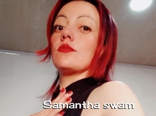 Samantha_swam